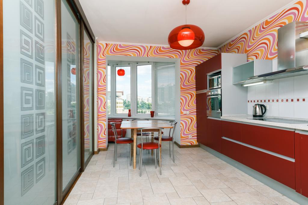 Two-Storey Apartment Near Iec Kiev Dış mekan fotoğraf
